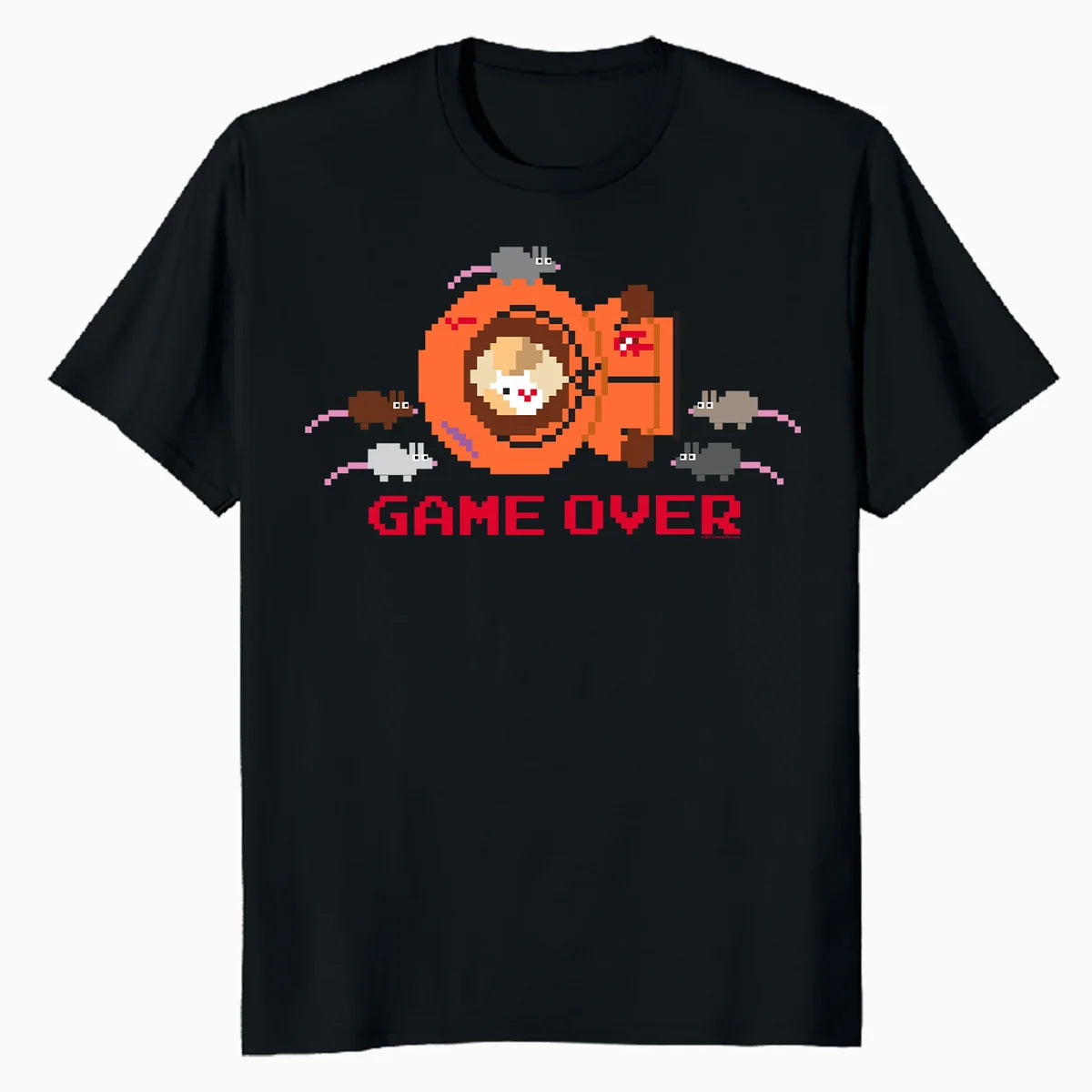 South Park They Killed Kenny Pixel Art Game Over Lol Classic Official Men's T-Shirt