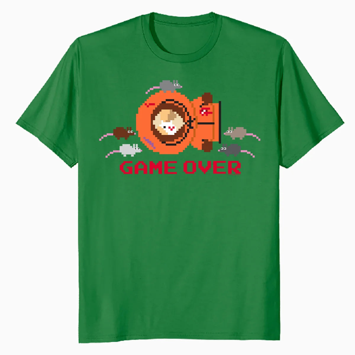 South Park They Killed Kenny Pixel Art Game Over Lol Classic Official Men's T-Shirt