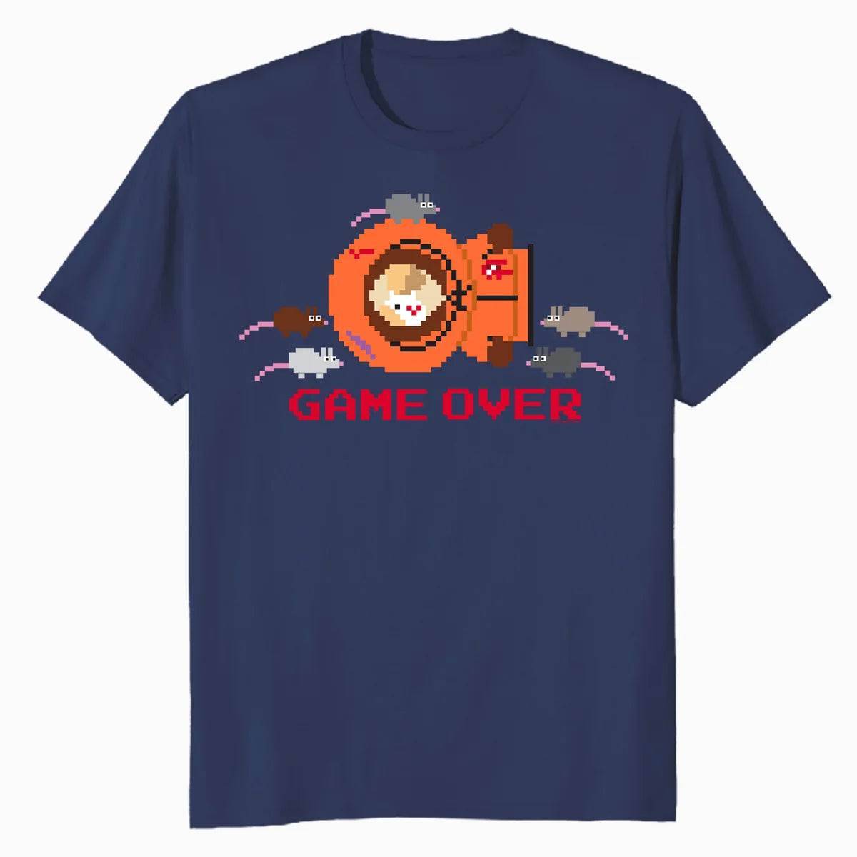 South Park They Killed Kenny Pixel Art Game Over Lol Classic Official Men's T-Shirt