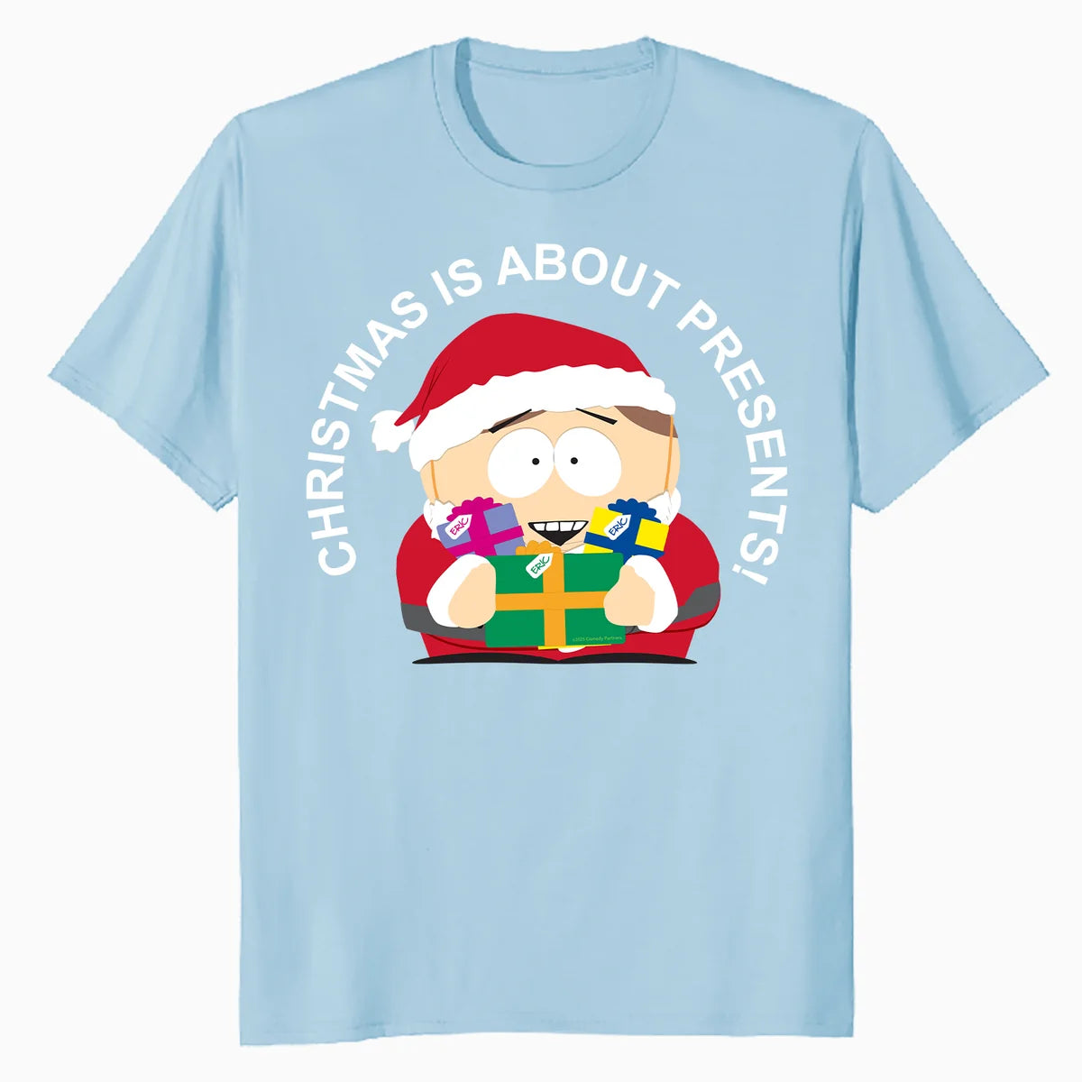South Park Xmas Cartman Santa Costume Festive Friends Retro Official Men's T-Shirt