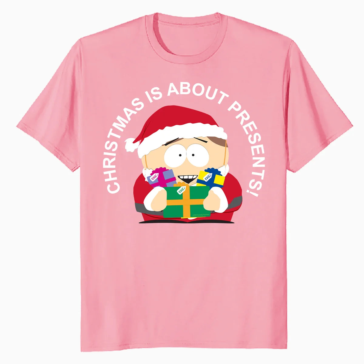 South Park Xmas Cartman Santa Costume Festive Friends Retro Official Men's T-Shirt