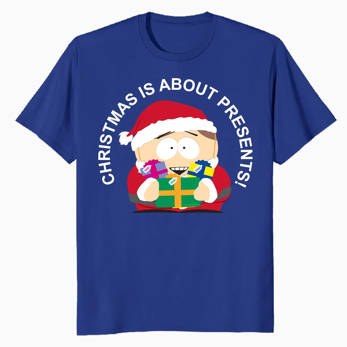 South Park Xmas Cartman Santa Costume Festive Friends Retro Official Men's T-Shirt