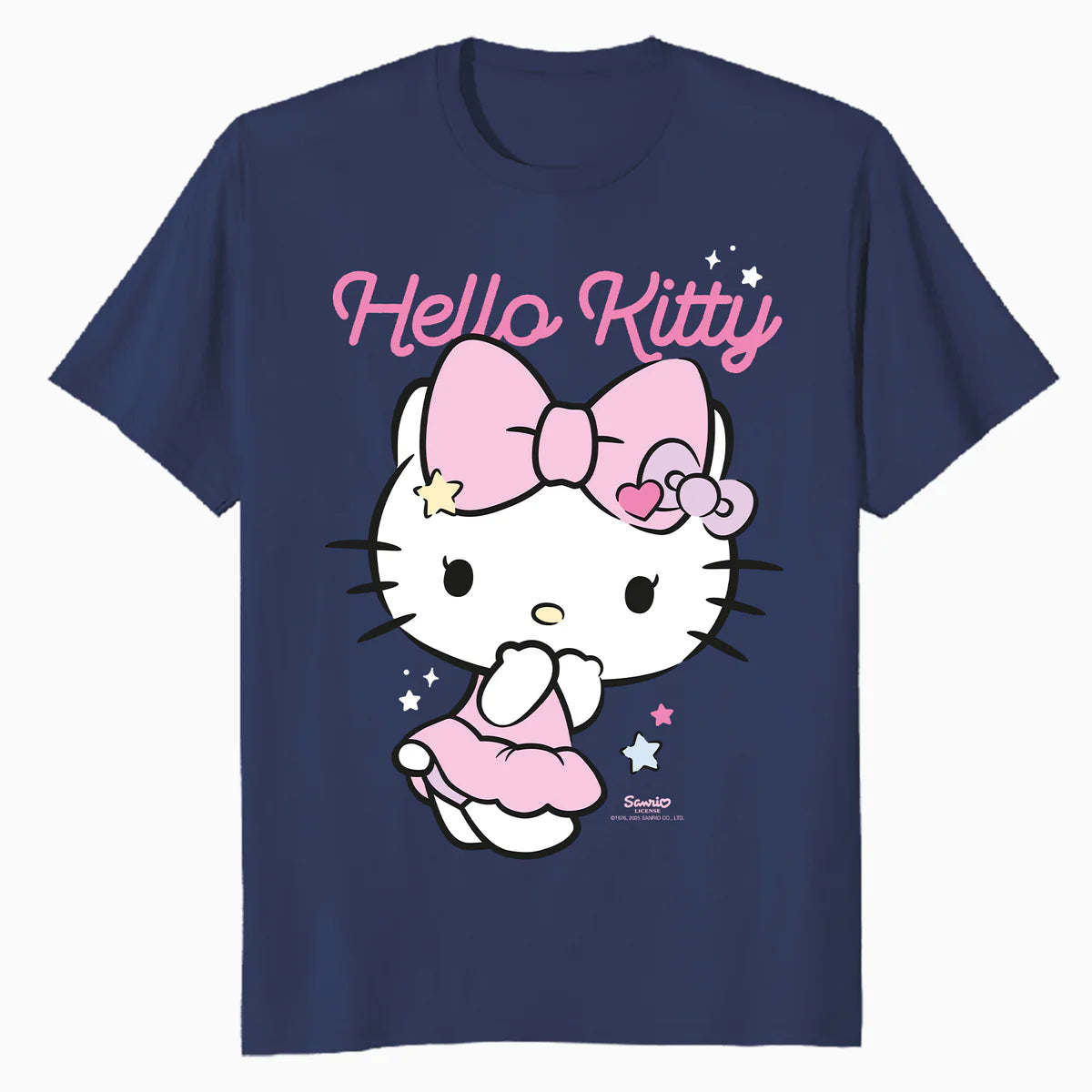 Hello Kitty Charmmy Stars Sweet Cute Character Pose Classic Official Men's T-Shirt