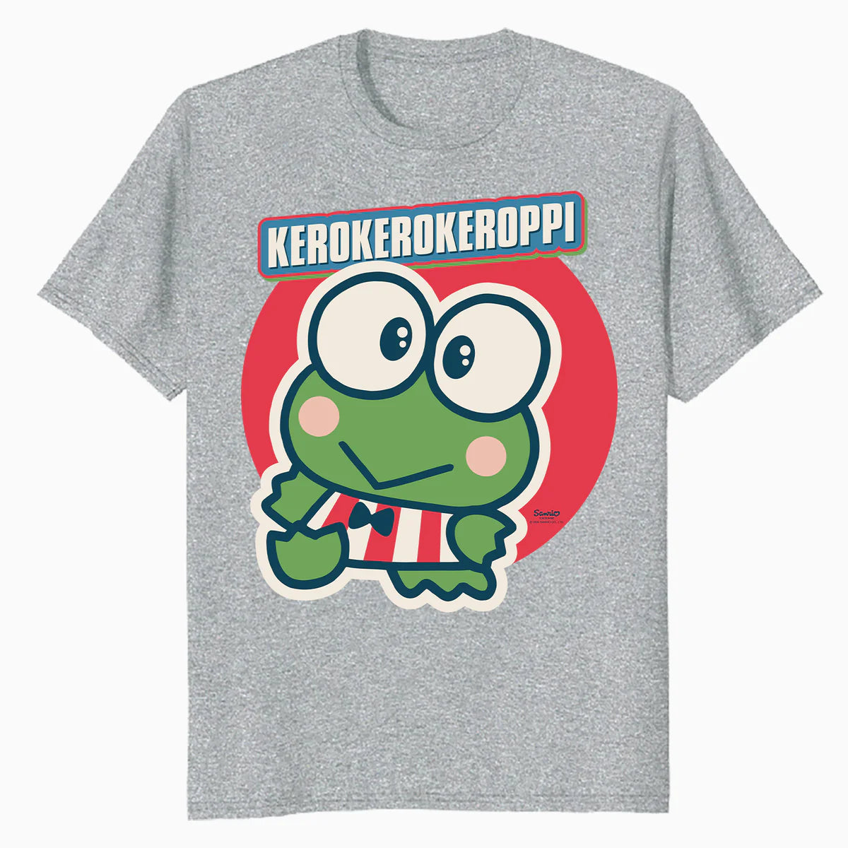 Hello Kitty Kerokerokeroppi Character Pose Friends Classic Official Men's T-Shirt
