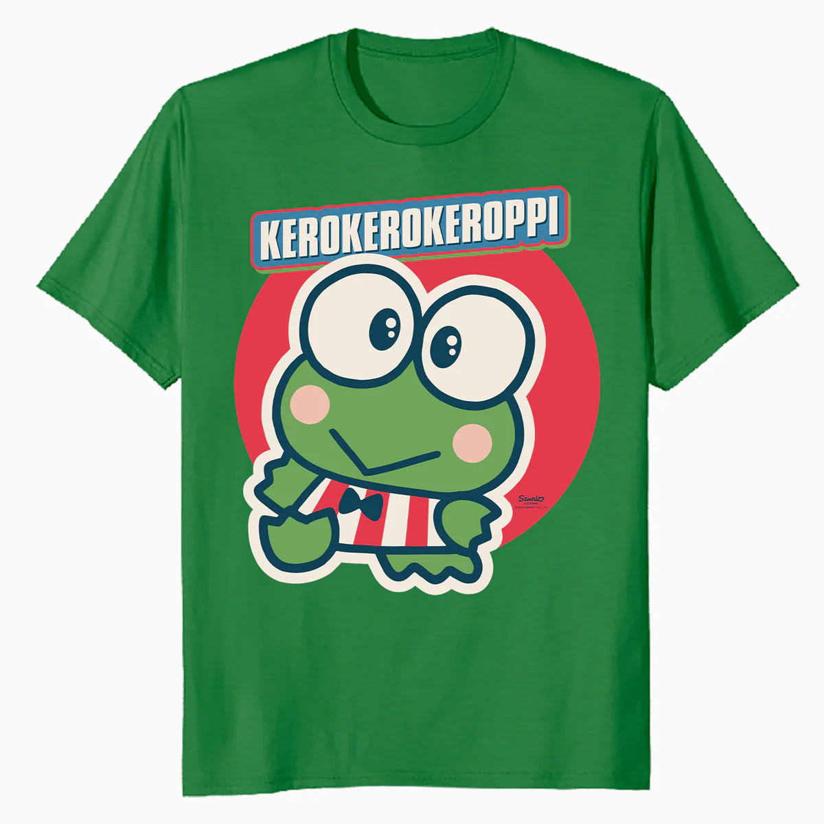 Hello Kitty Kerokerokeroppi Character Pose Friends Classic Official Men's T-Shirt