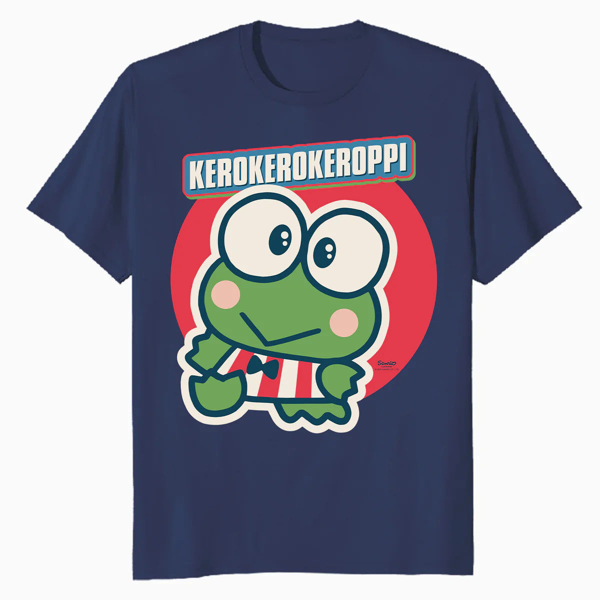 Hello Kitty Kerokerokeroppi Character Pose Friends Classic Official Men's T-Shirt