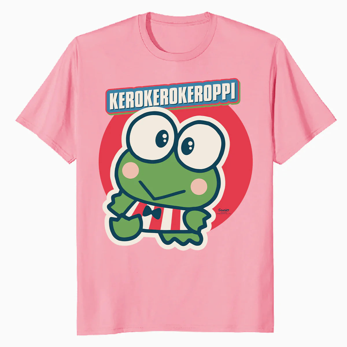 Hello Kitty Kerokerokeroppi Character Pose Friends Classic Official Men's T-Shirt