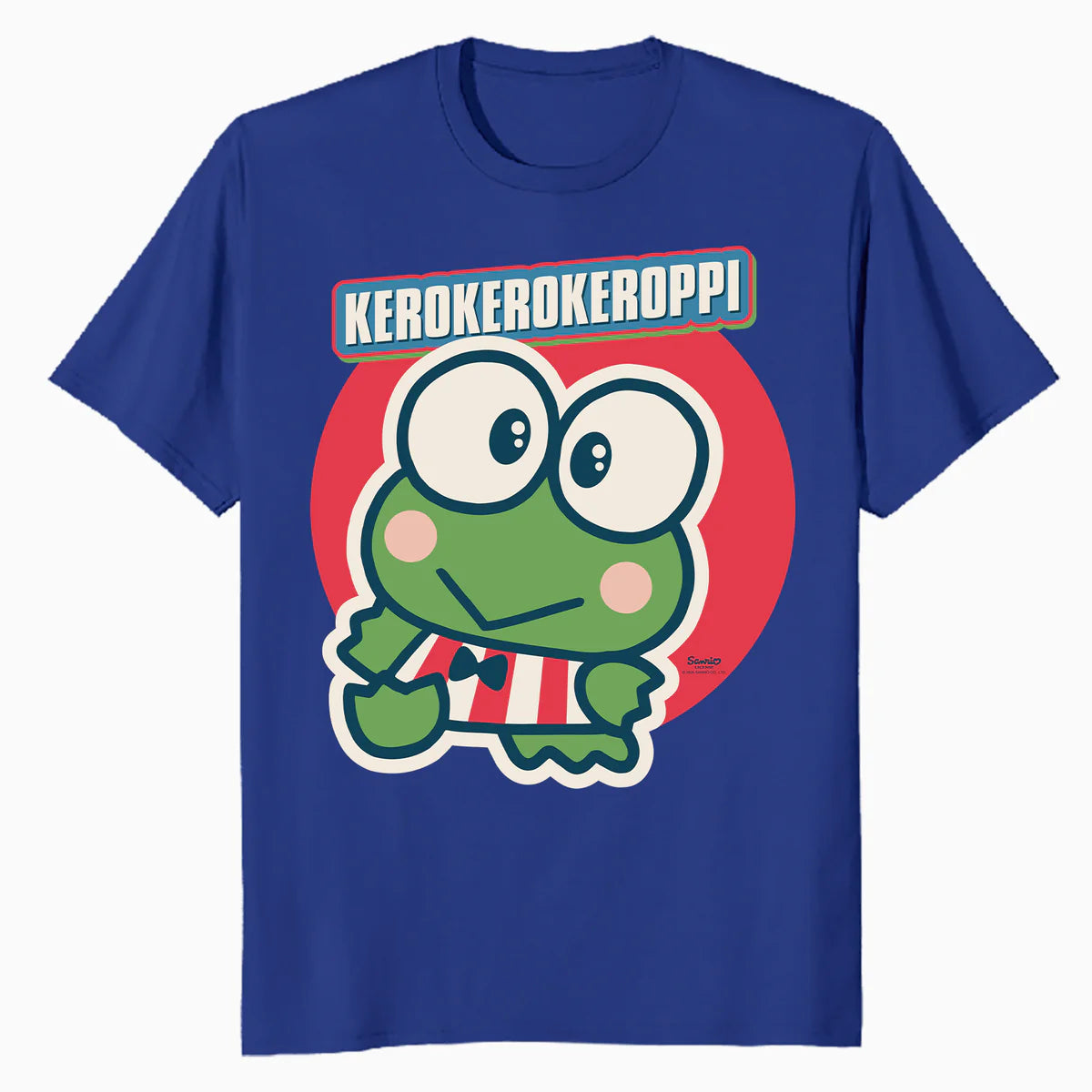 Hello Kitty Kerokerokeroppi Character Pose Friends Classic Official Men's T-Shirt
