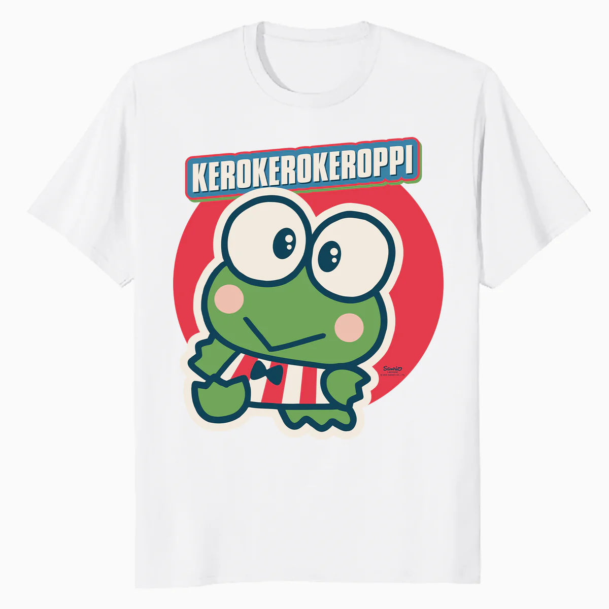 Hello Kitty Kerokerokeroppi Character Pose Friends Classic Official Men's T-Shirt