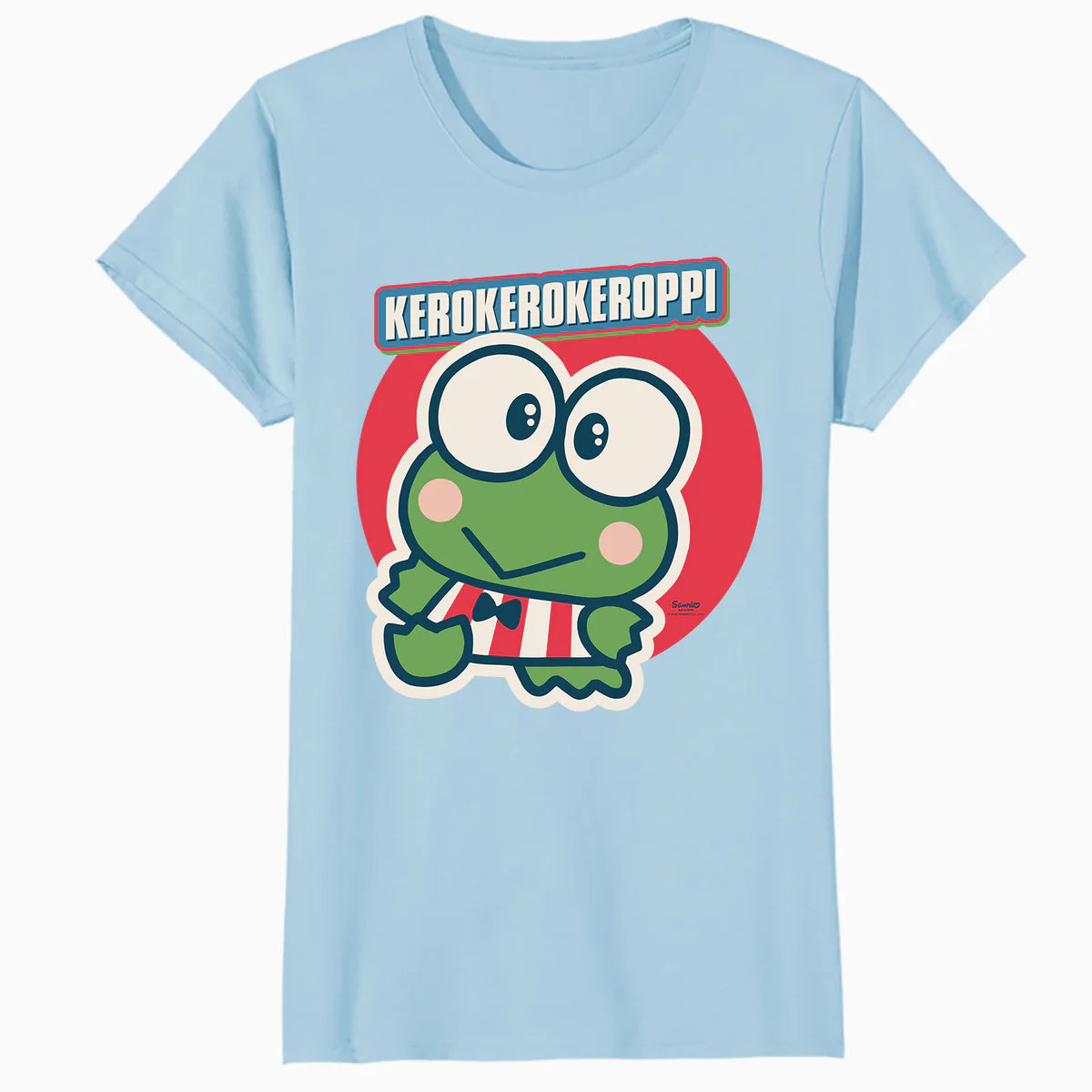 Hello Kitty Kerokerokeroppi Character Pose Friends Classic Official Women's T-Shirt