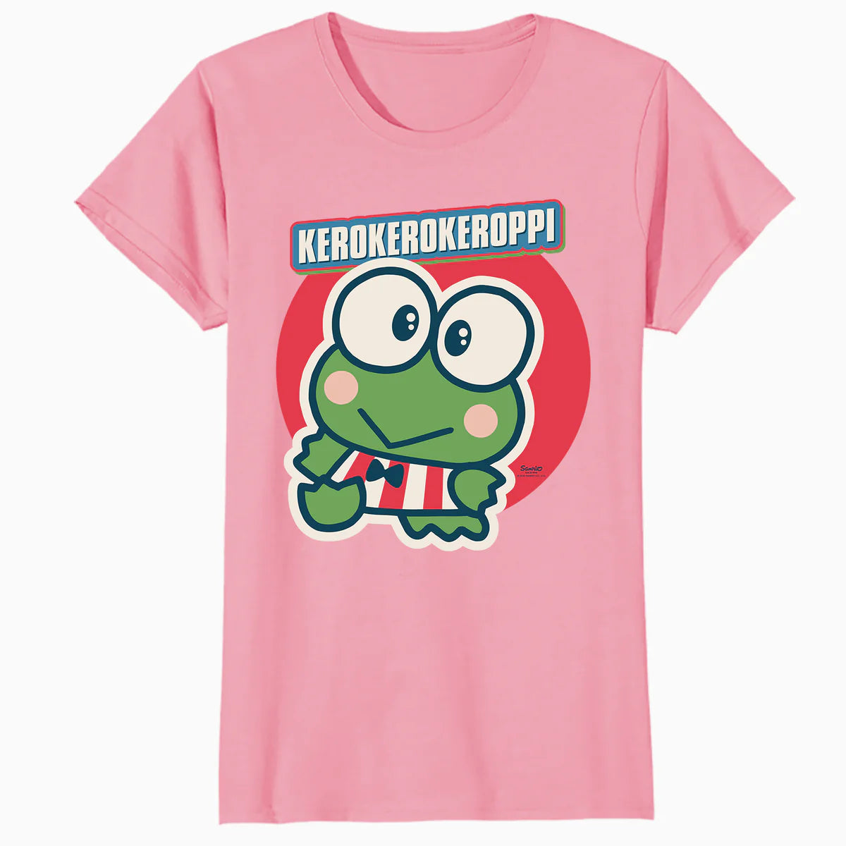 Hello Kitty Kerokerokeroppi Character Pose Friends Classic Official Women's T-Shirt