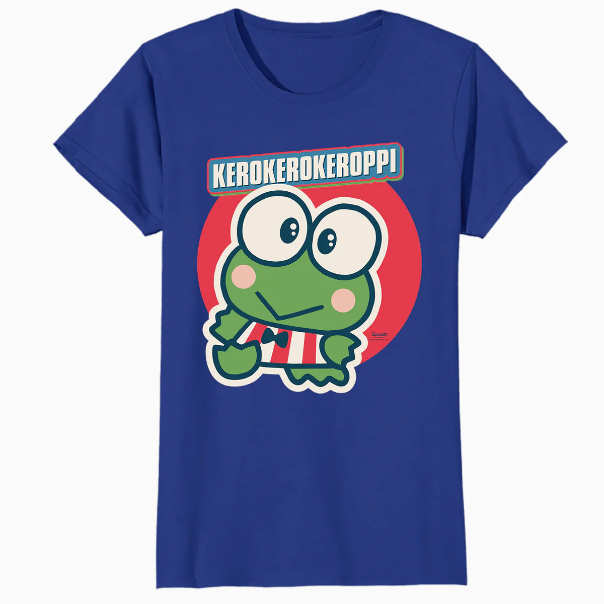 Hello Kitty Kerokerokeroppi Character Pose Friends Classic Official Women's T-Shirt