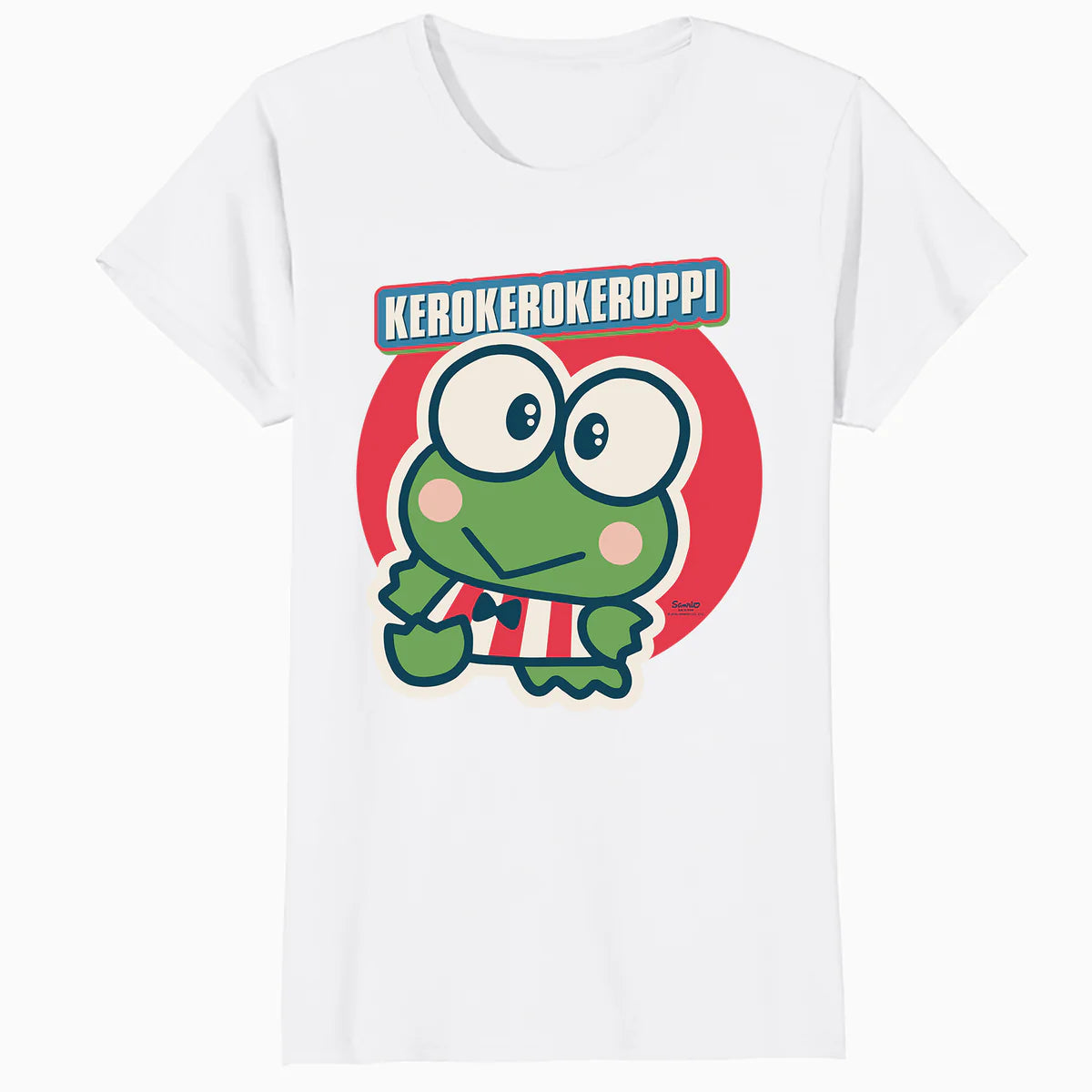 Hello Kitty Kerokerokeroppi Character Pose Friends Classic Official Women's T-Shirt