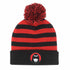 Emily The Strange Striped Pom Beanie