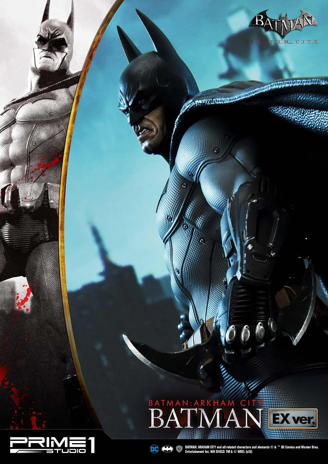 PRIME 1 STUDIO DC ARKHAM CITY BATMAN EX 1/5 SCALE