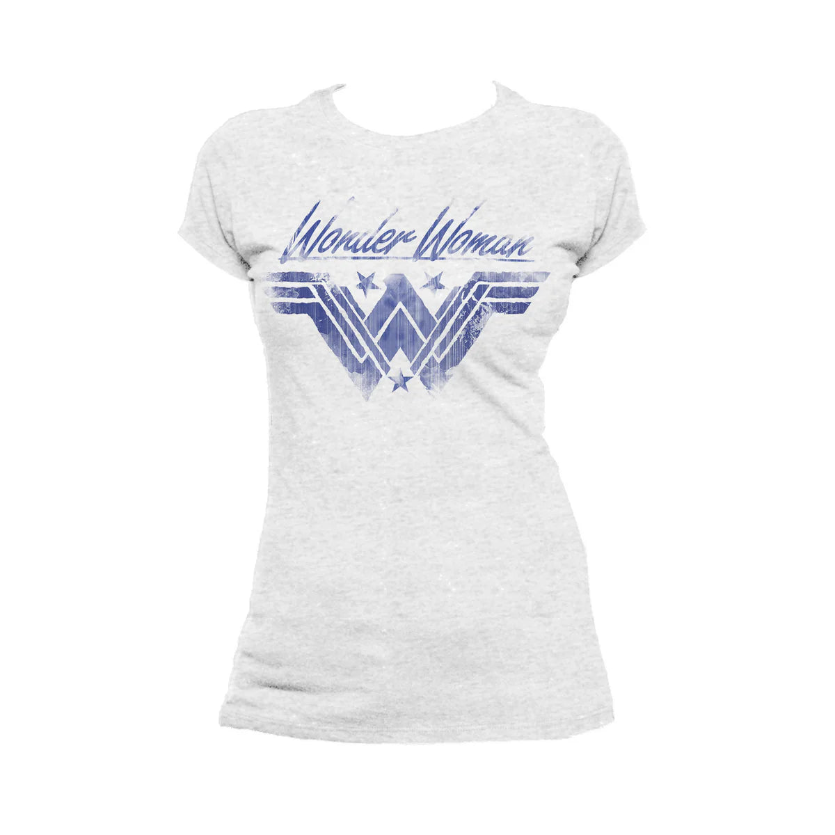 DC Wonder Woman + Logo Watermark Official Women's T-shirt