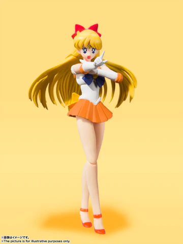 S.H.Figuarts Sailor Moon Artemis Sailor Venus Animation Color Edition