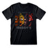 FIVE NIGHTS AT FREDDY'S  PANEL X4 CHARACTER T-SHIRT