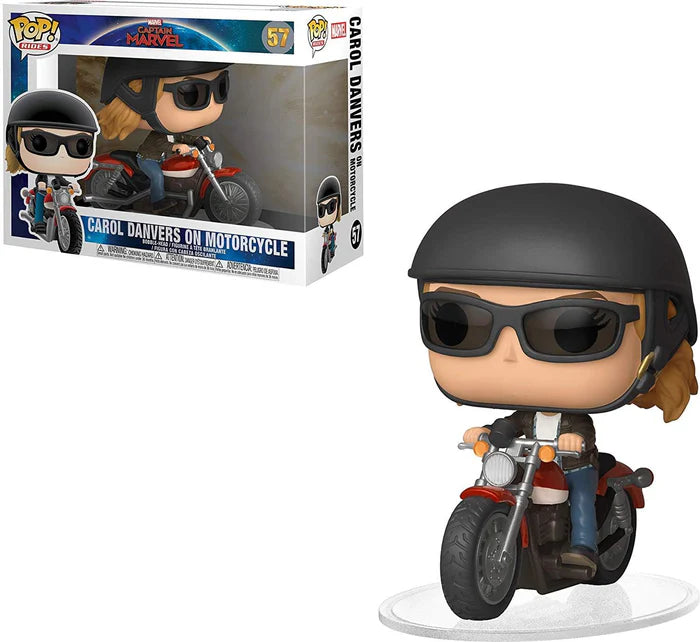 POP Rides Marvel Captain Marvel Carol Danvers on Motorcycle