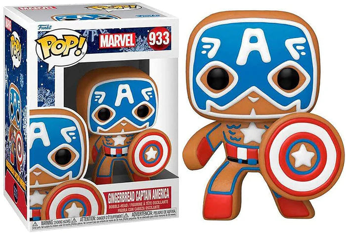 POP Marvel Holiday Gingerbread Captain America