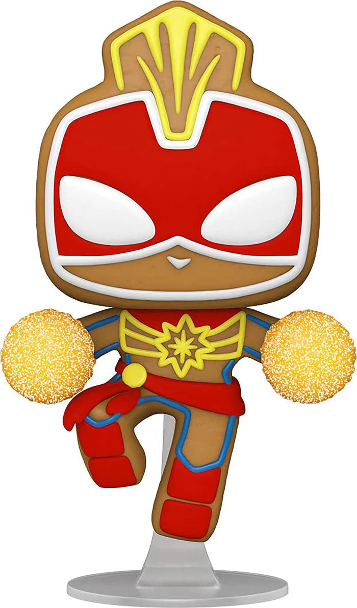 POP Marvel Holiday Gingerbread Captain Marvel