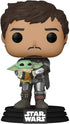 POP Star Wars Mandalorian Mando Holding Child