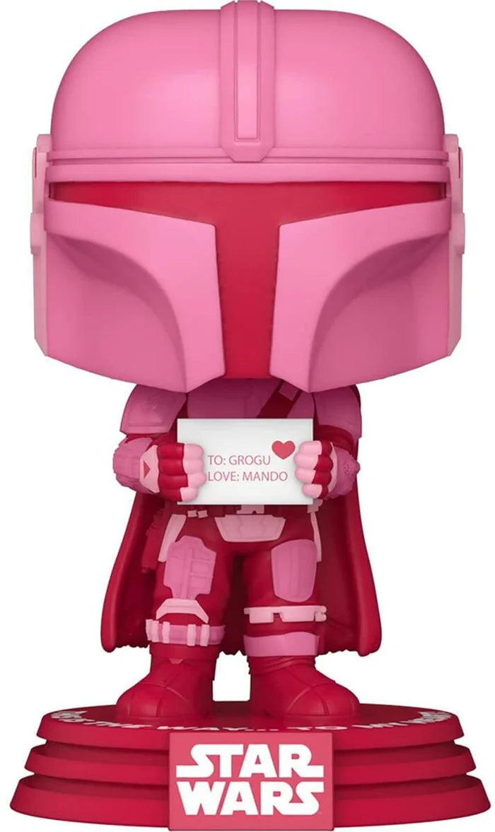 POP Star Wars Valentines Mandalorian