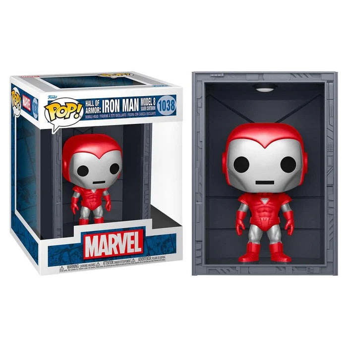 POP Marvel Iron Man Hall of Armor Silver Centurion
