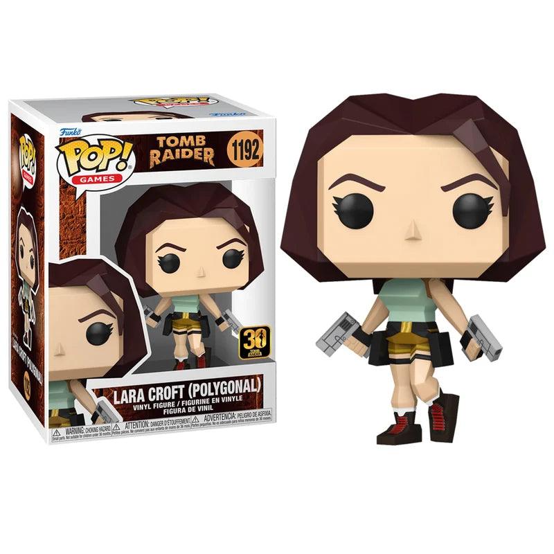 POP Games Tomb Raider Lara Croft Polygonal