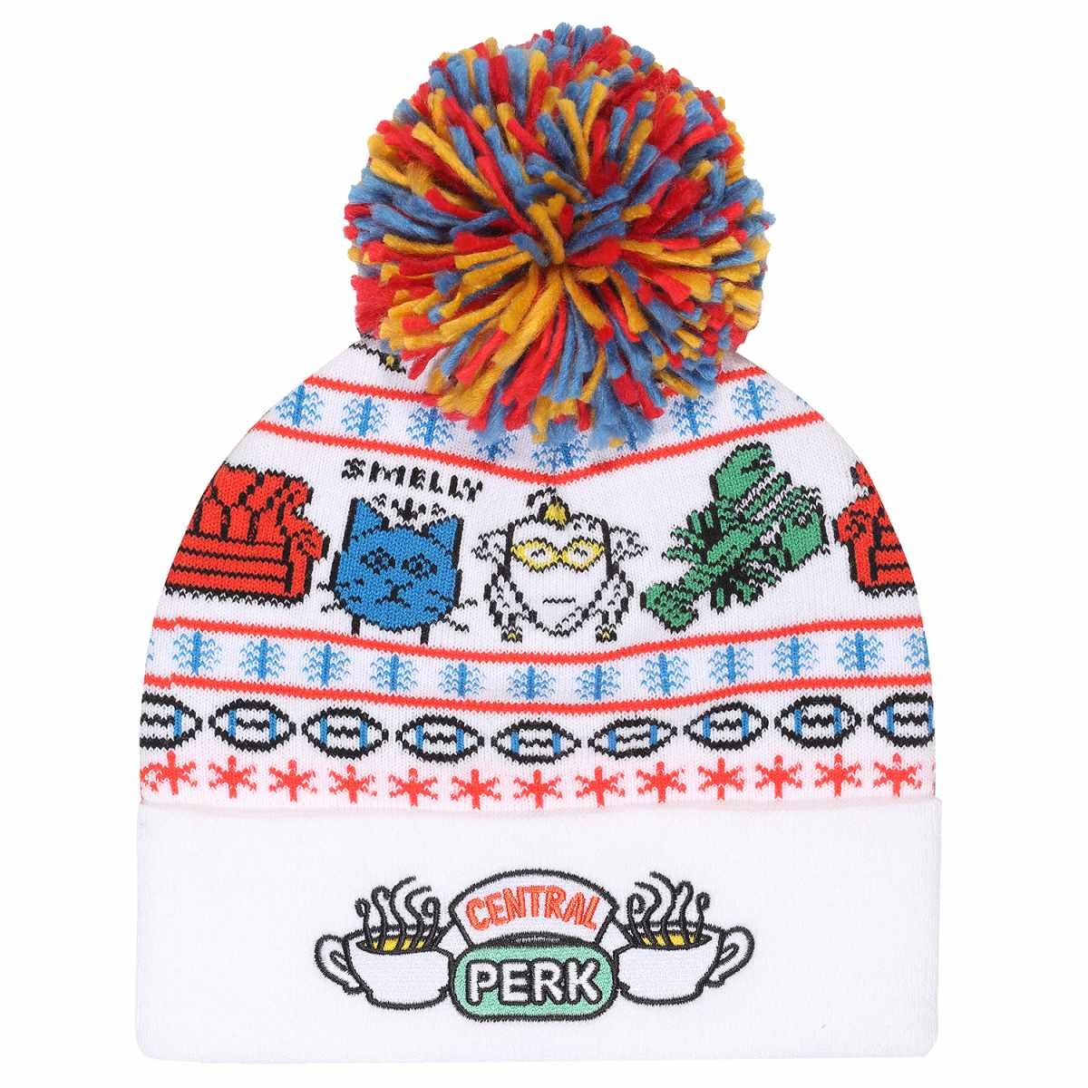 Friends Cental Perk Ski Pom Beanie