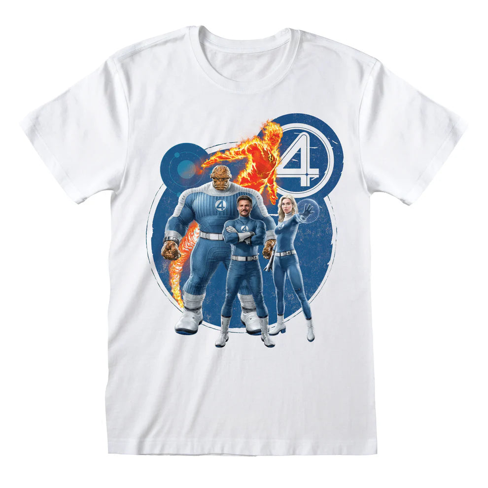 THE FANTASTIC FOUR HEROES GROUP SHOT T-SHIRT