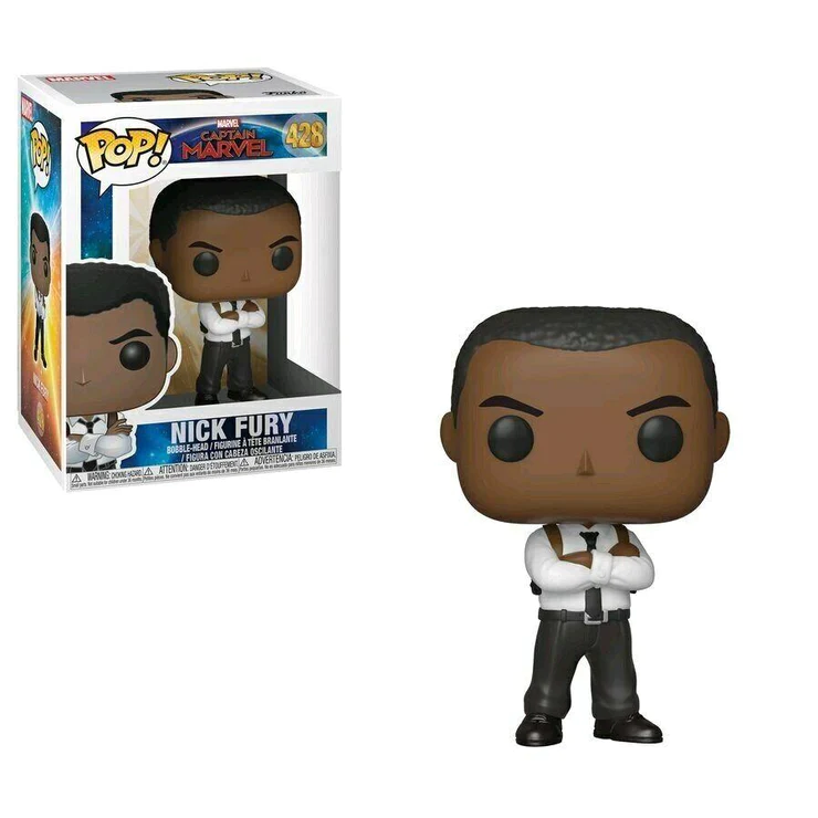 Pop! MARVEL Captain Marvel Nick Fury