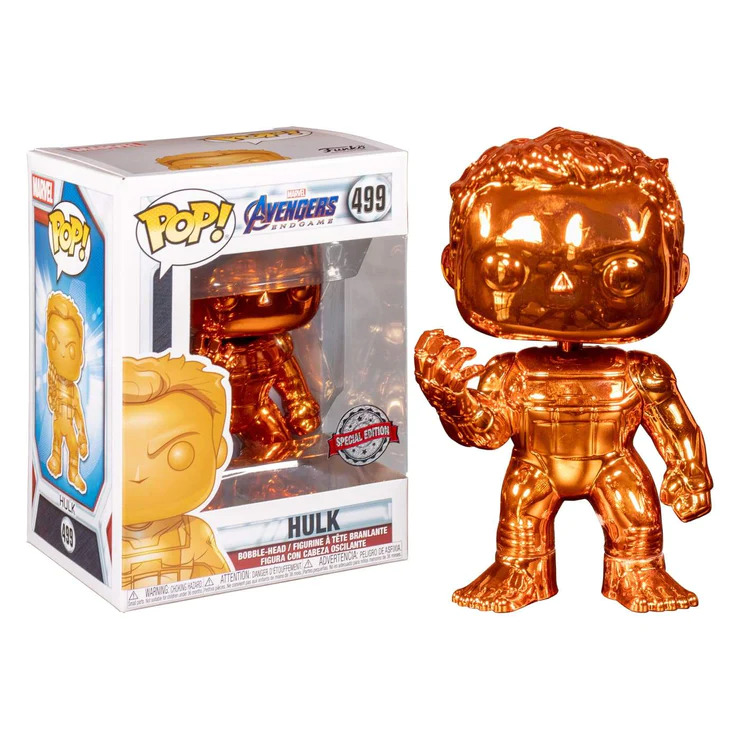 Pop! MARVEL Avengers Infinity War Hulk Glove Orange Chrome Exclusive