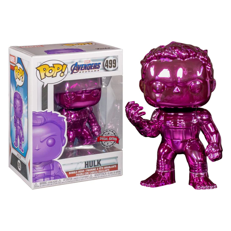 Pop! MARVEL Avengers Infinity War Hulk Glove Purple Chrome Exclusive