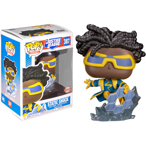 Pop! Heroes Justice League Static Shock Exclusive