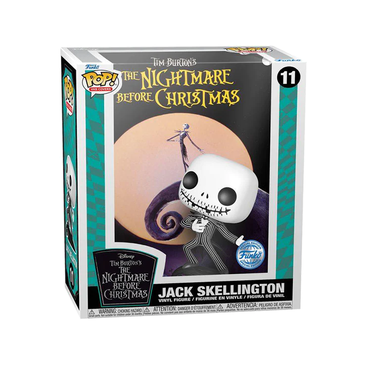 Pop! VHS Cover Disney The Nightmare Before Christmas Jack Skellington International Exclusive