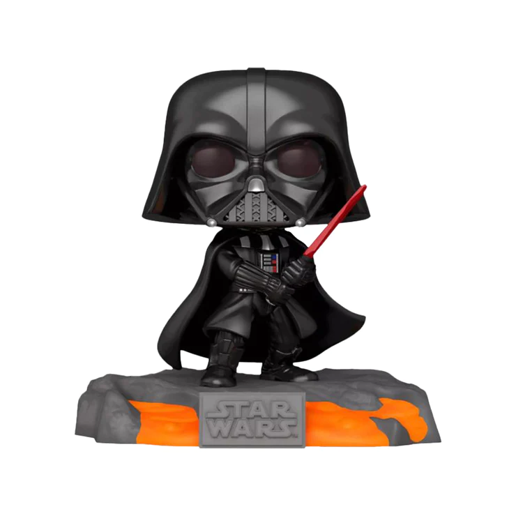 Pop! Deluxe Star Wars Red Saber Darth Vader Glow International Exclusive