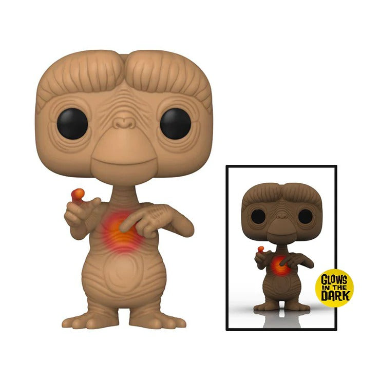 POP Movies E.T. 40th E.T. w/Glow Heart International Exclusive