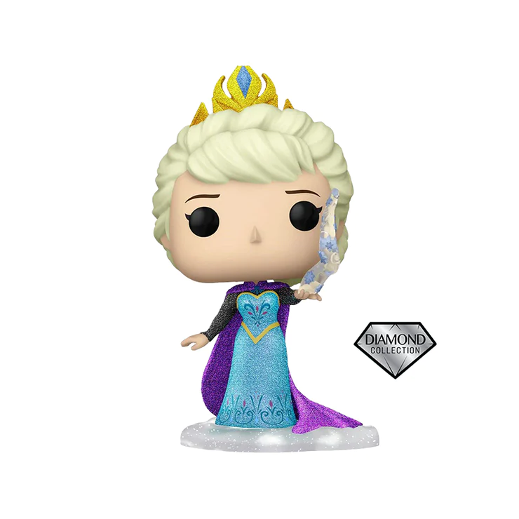 Pop! Disney Ultimate Princess Elsa Diamond Glitter International Exclusive