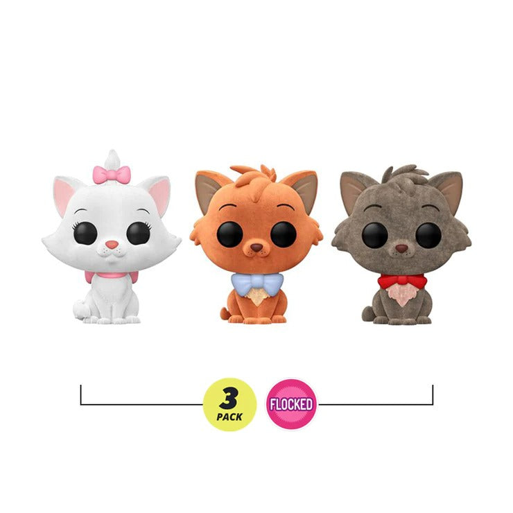 Pop! Disney D100 Aristocats 3 Pack Flocked International Exclusive