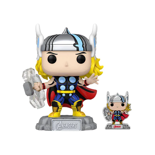 Pop! Marvel Avengers 60th Anniversary Comic Thor w/pin International Exclusive