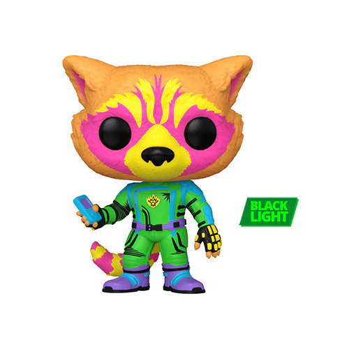 Pop! Marvel Guardian of the Galaxy Rocket Blacklight International Exclusive