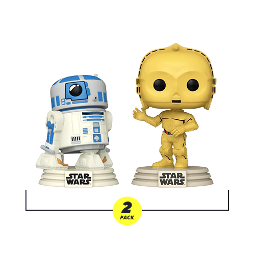 Pop! Star Wars R2-D2 & C-3PO Retro Reimagined 2 Pack International Exclusive