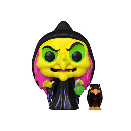 Pop & Buddy! Disney Snow White Witch w/Raven Blacklight International Exclusive