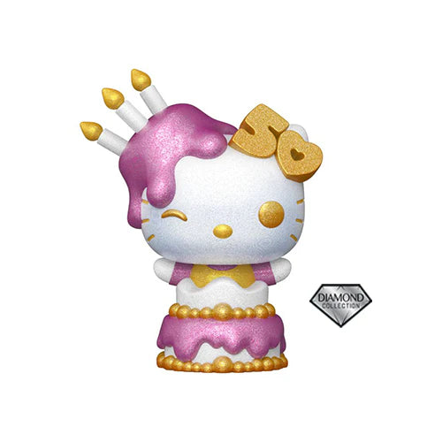 Pop! Sanrio Hello Kitty 50th Hello Kitty Cake Diamond Glitter International Exclusive