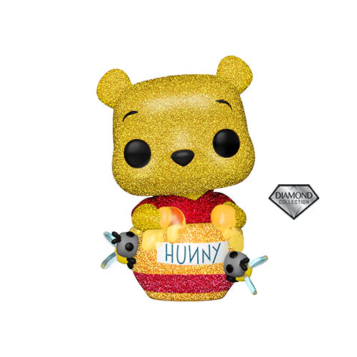 Pop! Disney Winnie the Pooh Pooh w/Honey Pot Diamond Glitter International Exclusive