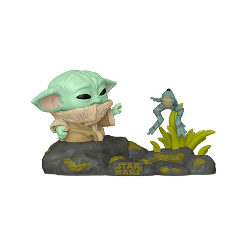 Pop! Deluxe Mandalorian Din Grogu w/Frog