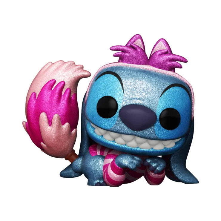 Pop! Disney Stitch in Costume Stitch As Cheshire Cat Diamond Glitter International Exclusive