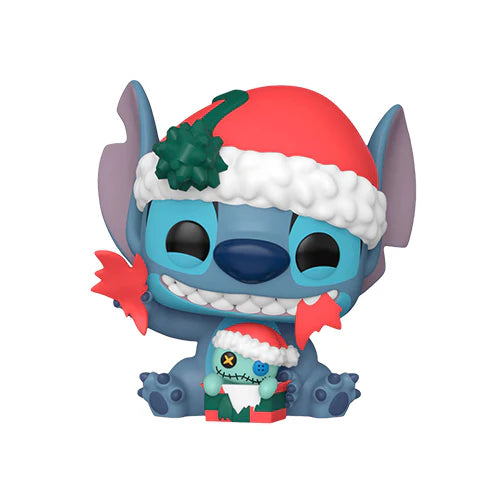 Pop! Disney Lilo & Stitch Stitch Unwrapping Gift Holiday International Exclusive