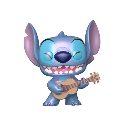 Pop! Disney Lilo & Stitch Stitch w/Ukelele Pearlescent International Exclusive